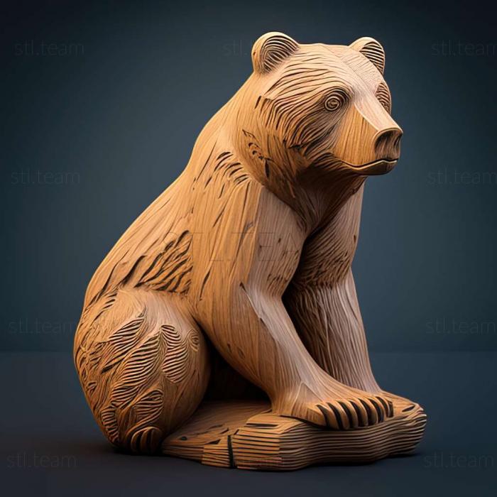 3D model Baska Murmansk famous animal (STL)